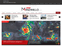 Tablet Screenshot of noticiasmanzanillo.com